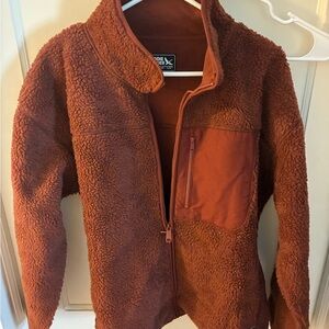 Eddie Bauer Warm Brown Sherpa Jacket